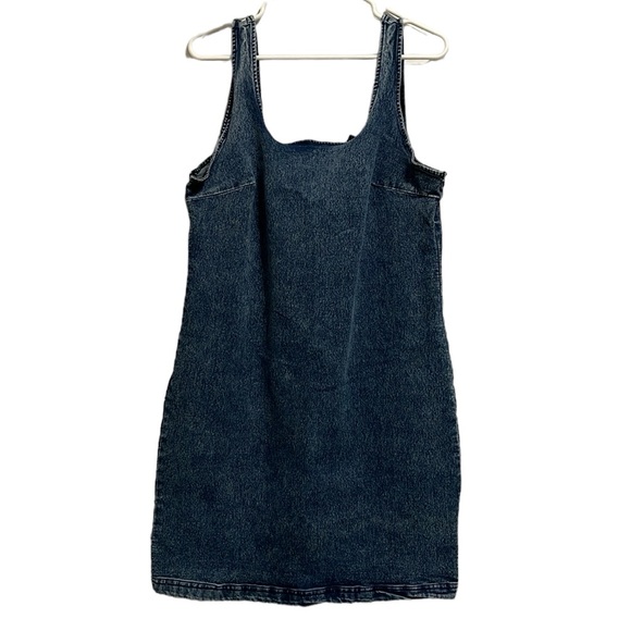 Derek Heart Denim Mini Dress Blue Size 1X - Picture 1 of 13